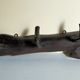 Art-Popular brutalist wall coat holder in solid wood