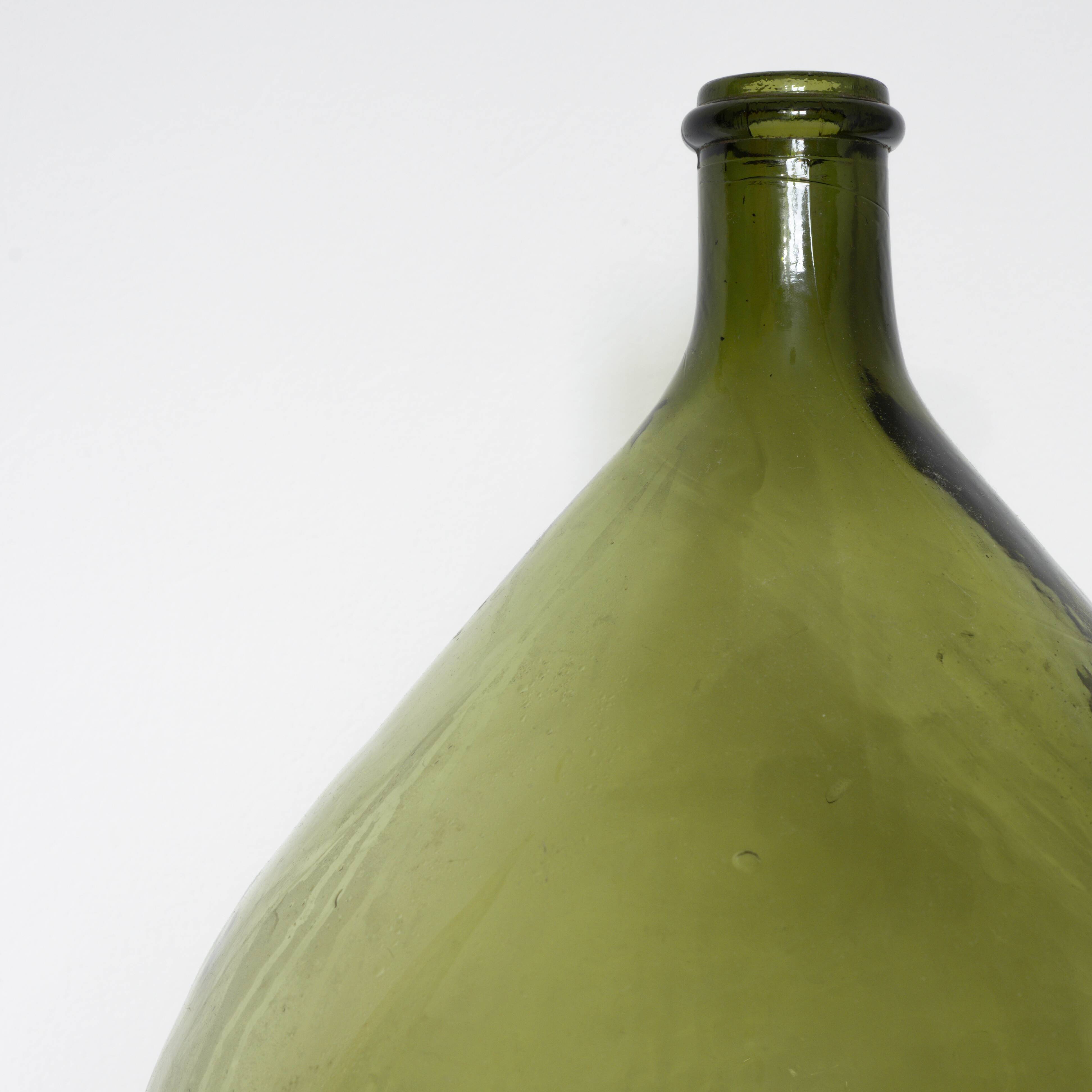 Dame jeanne vert-jaune 15 litres