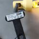 Series of 5 yellow lacquered adjustable clamp spotlights 1980 Vintage.