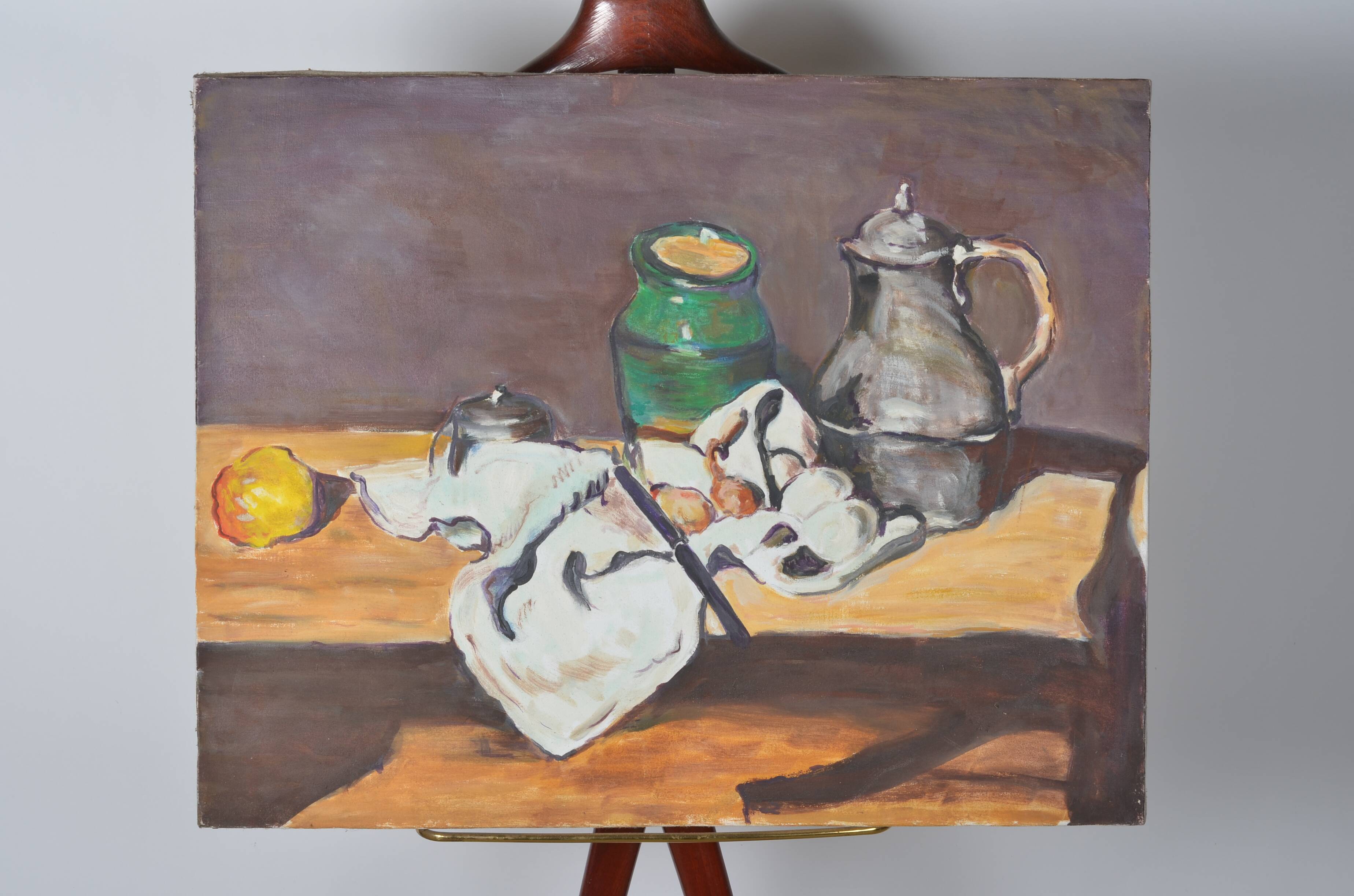 Oil on canvas still life
