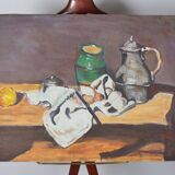 Oil on canvas still life