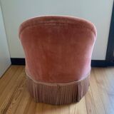 Vintage toad armchair Henriette