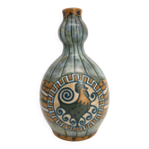 Glazed stoneware vase, Art Deco circa 1920, signed Kèramis, Charles Catteau.