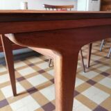 Teak 1960 scandinavian style dinning table