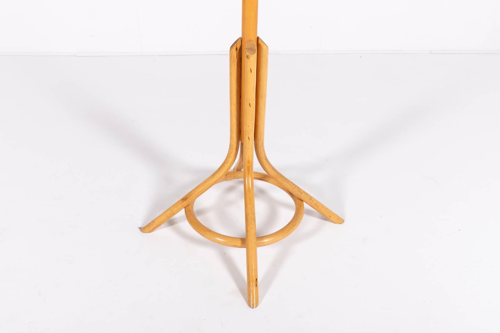 Italian Bamboo-Rattan coat hanger, 1980's