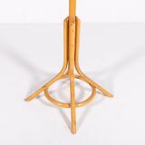 Italian Bamboo-Rattan coat hanger, 1980's