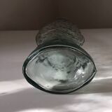 Bouteille pichet en verre poisson carpe vintage