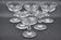 Old service of 6 champagne glasses - crystal or glass - tableware