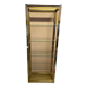 Silver and gold metal shelf, from the 80s.