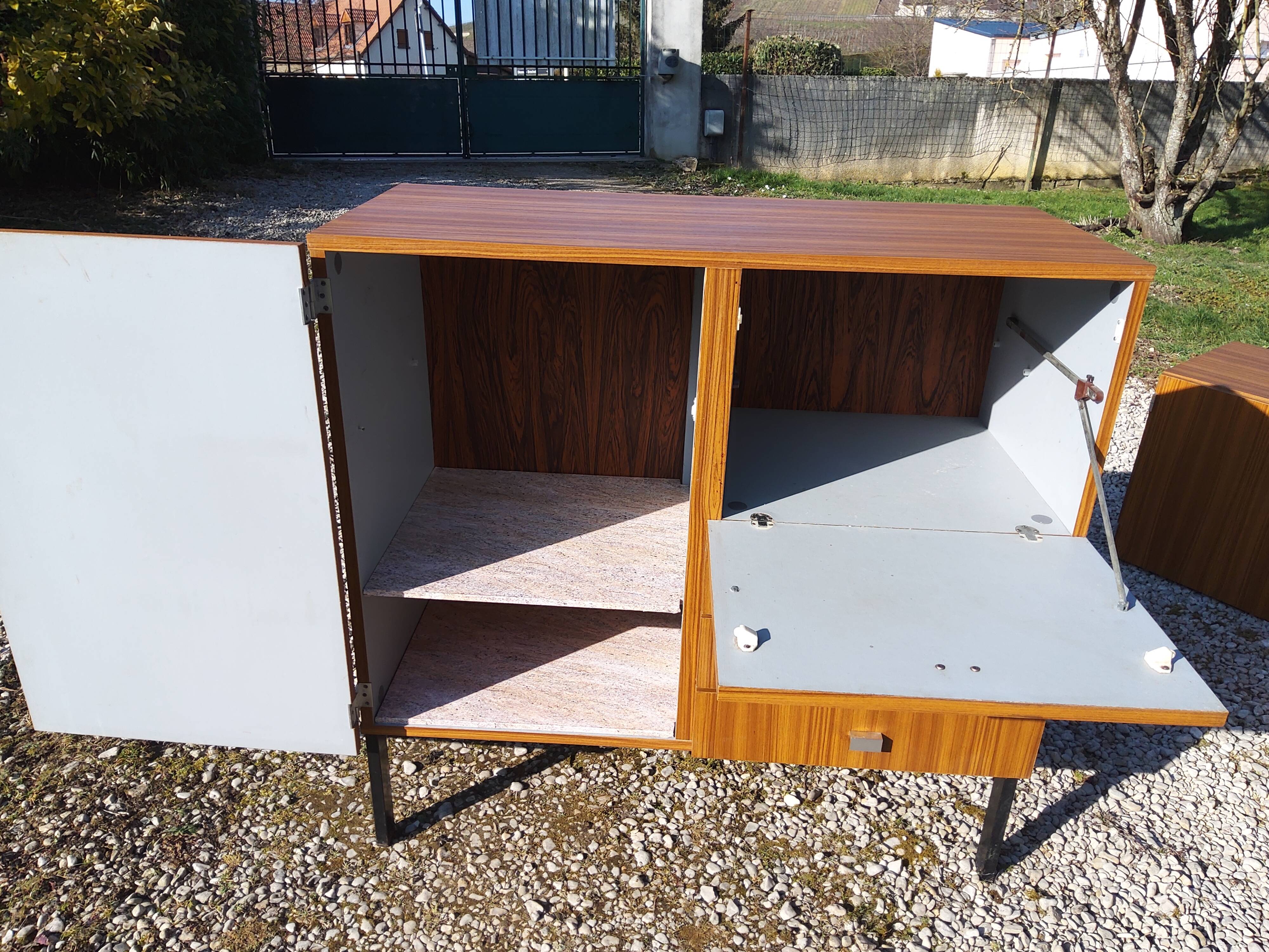 Pierre Guariche bar cabinet for Meurop