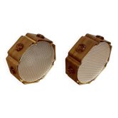 Pair of wall lights 1950 scandinavian design.