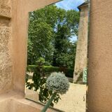 Vintage beveled mirror