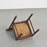 Suite of 4 chairs by Isamu Kenmochi, Akita Mokko, Japan 1970