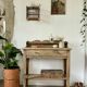 Walnut dressing table