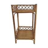 Vintage rattan shelf