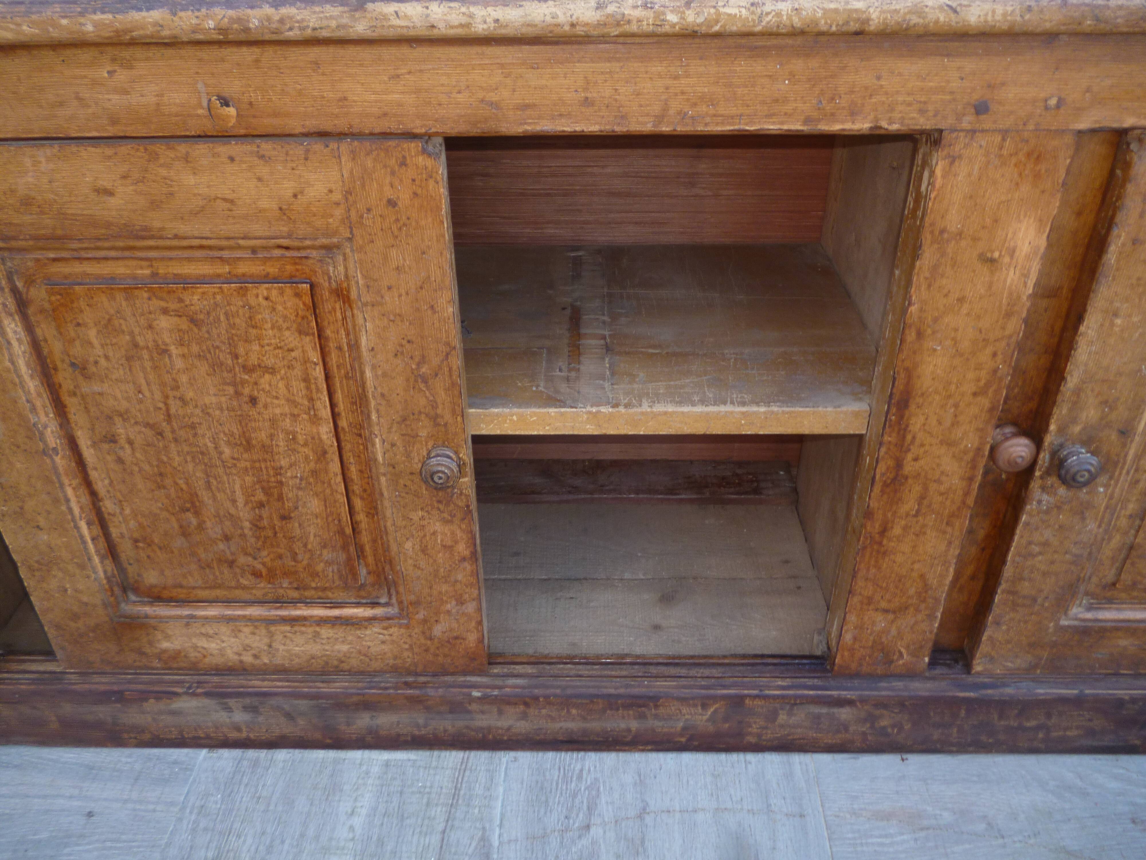 Meuble enfilade de métier vintage