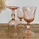 6 Rosaline liqueur glasses Arcoroc France