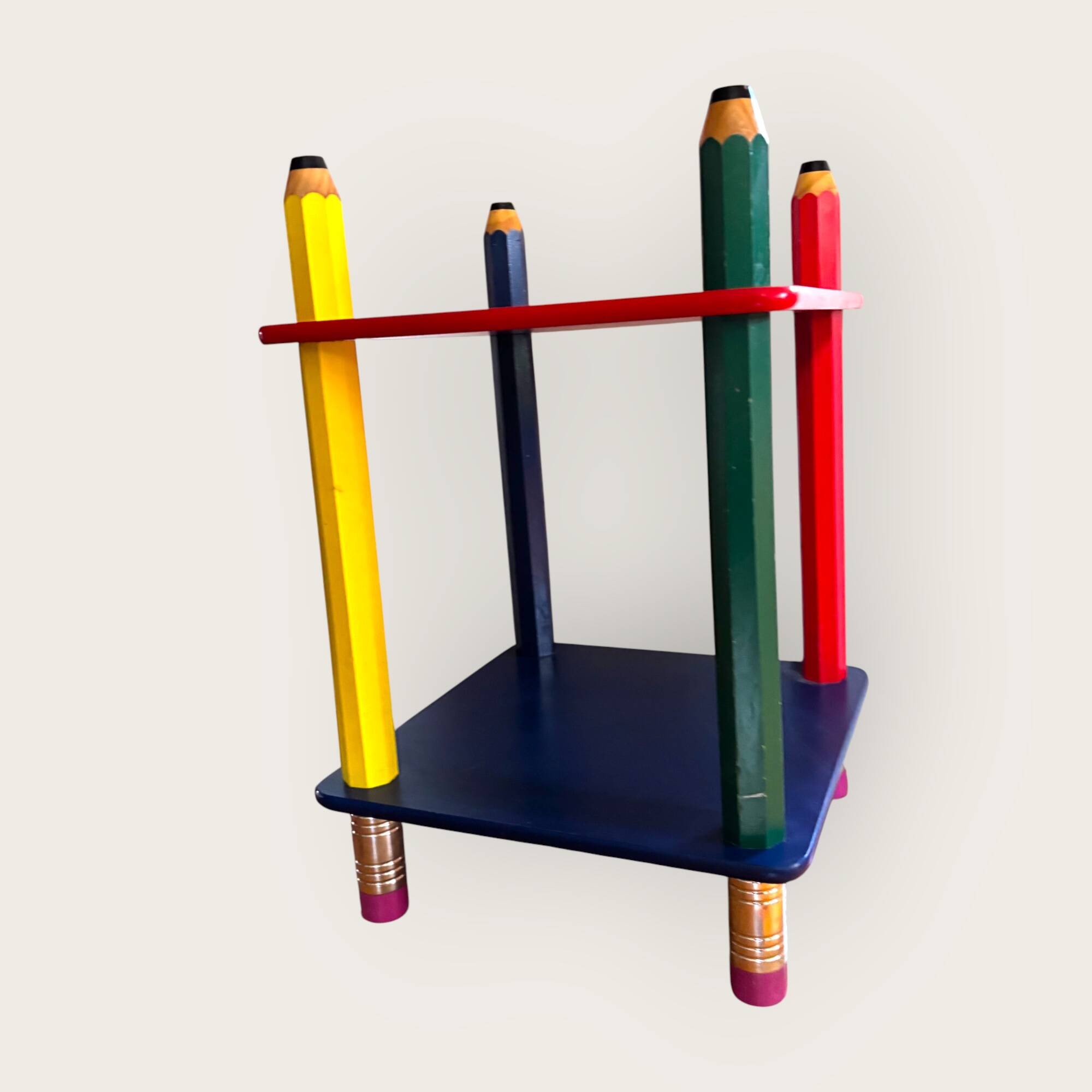 Post-modern table "Crayons de couleur" by Pierre Sala, design France