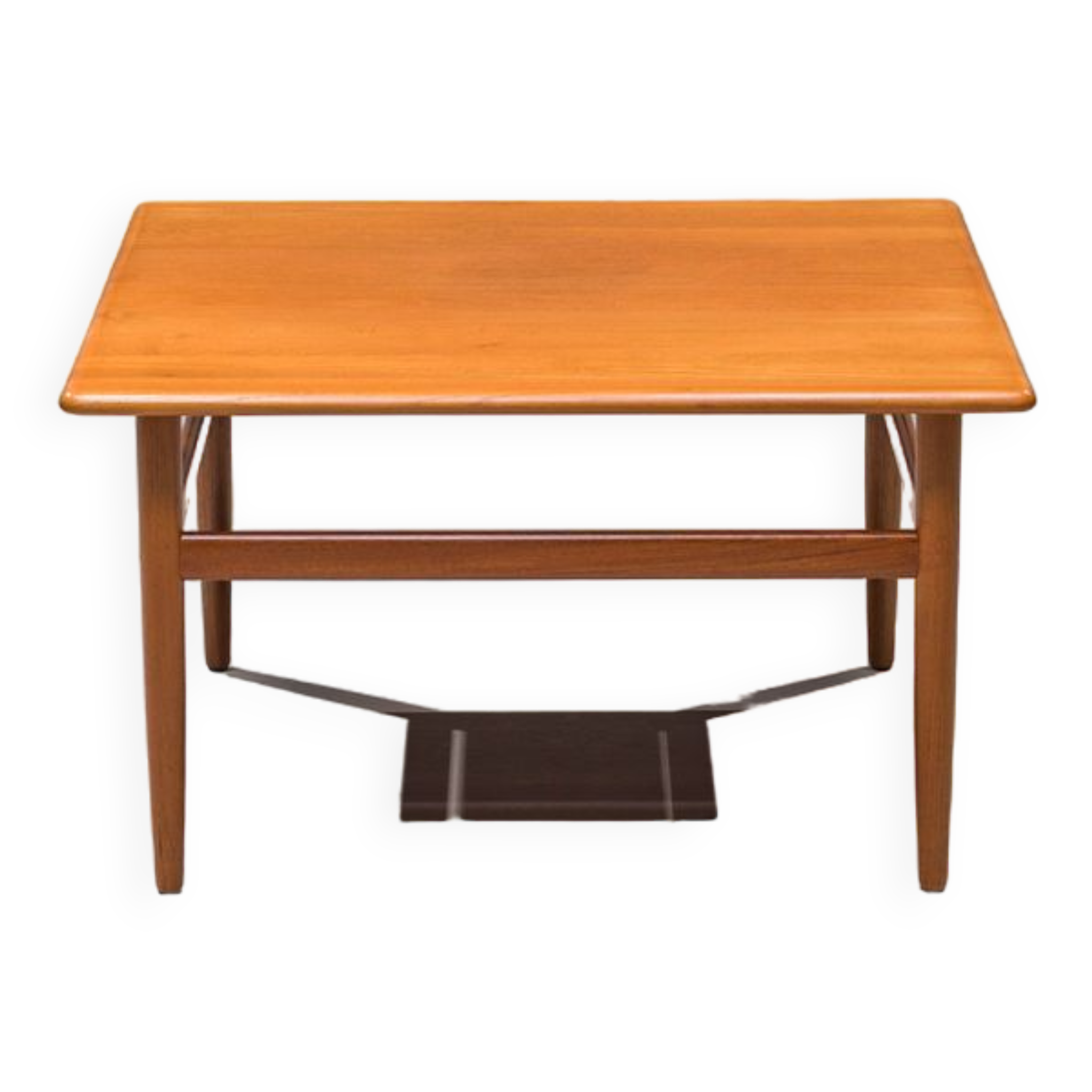 Table basse en teck danois du milieu du siècle, années 1960