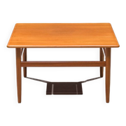 Table basse en teck danois du milieu du siècle, années 1960