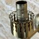 2x 60s 70s lamp light wall lamp glass & brass space age design