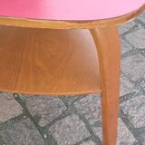 Hugues Steiner Bow Wood double-tiered tripod coffee table