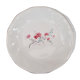 Round hollow dish in Salins earthenware, France, 2nd Polynesia model