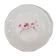Round hollow dish in Salins earthenware, France, 2nd Polynesia model