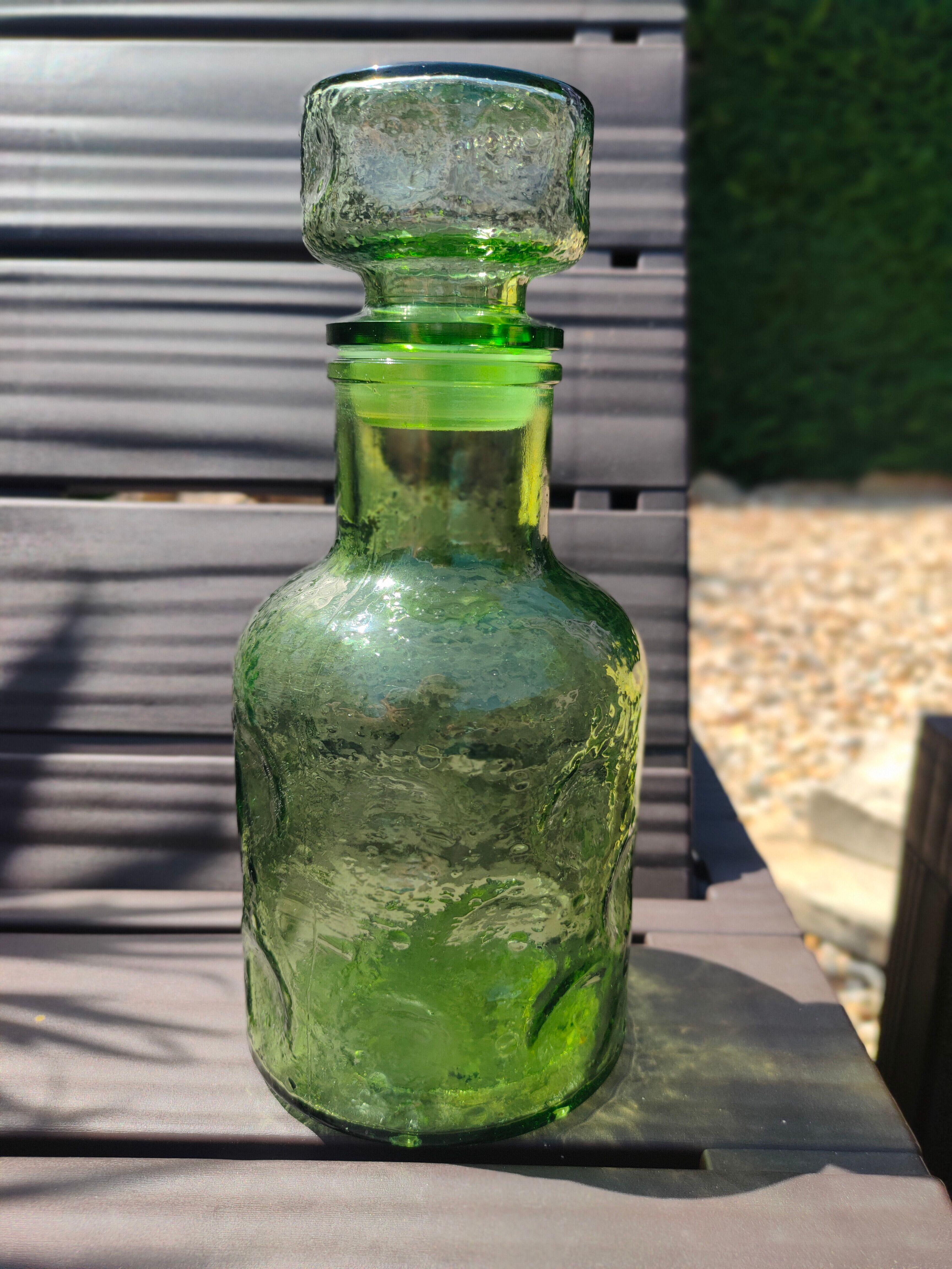 Bouteille en verre vintage