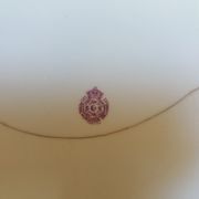 Plateau anglais Kirby Beard and Co et Royal Worcester 1911 Art Déco