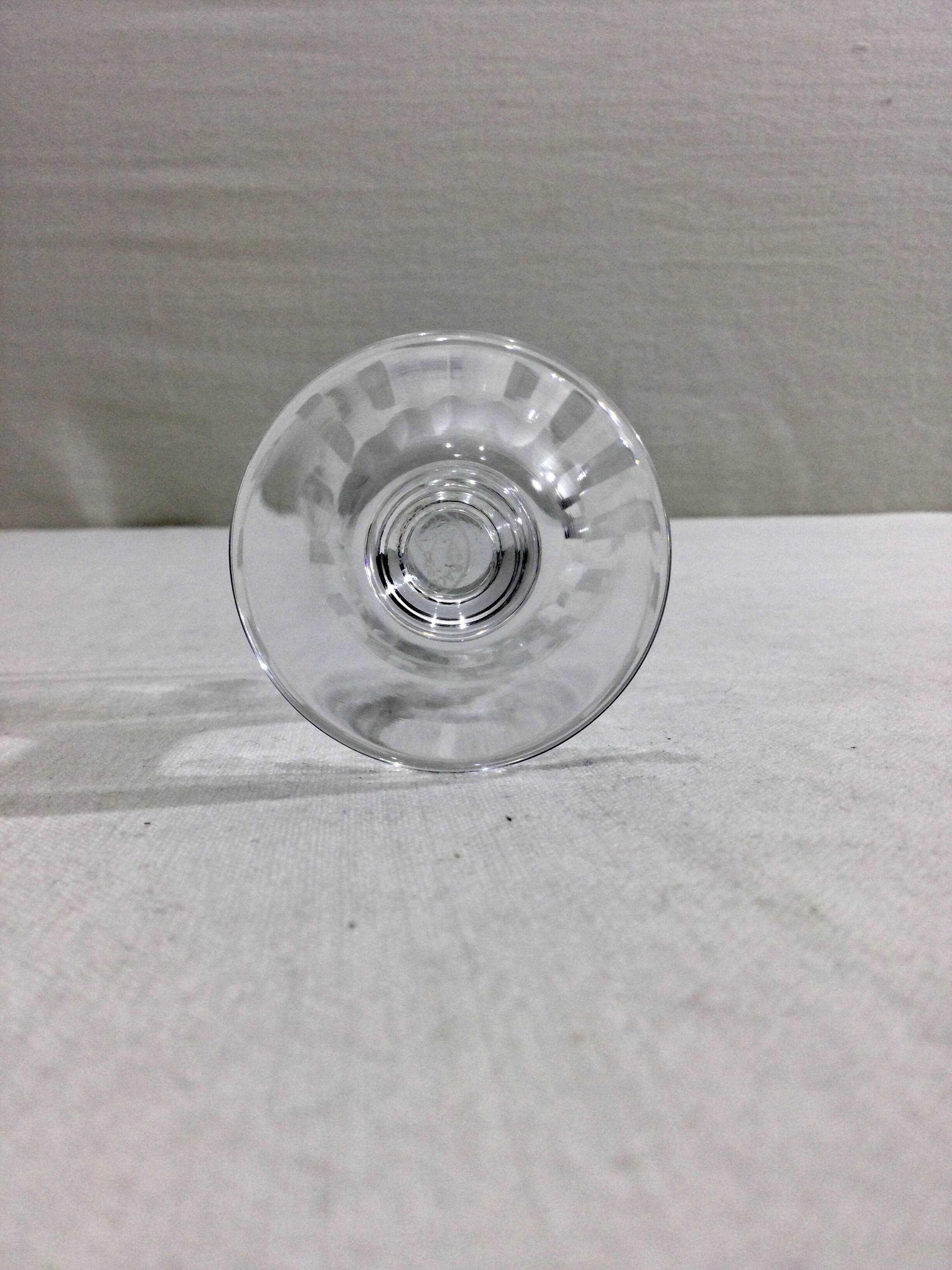 Baccarat – 12 red wine glasses in Baccarat Crystal Casino Model