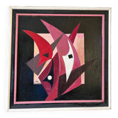 Abstract composition signed