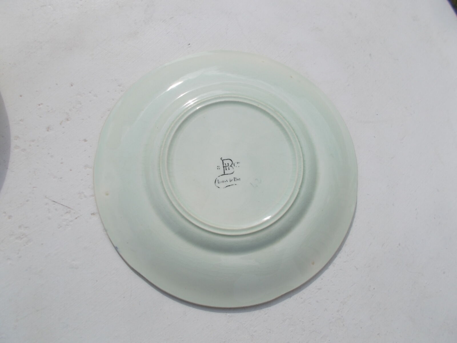 set of 5 plates slurry Choisy Le Roi HB & Cie