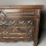 Brutalist chest nineteenth in oak