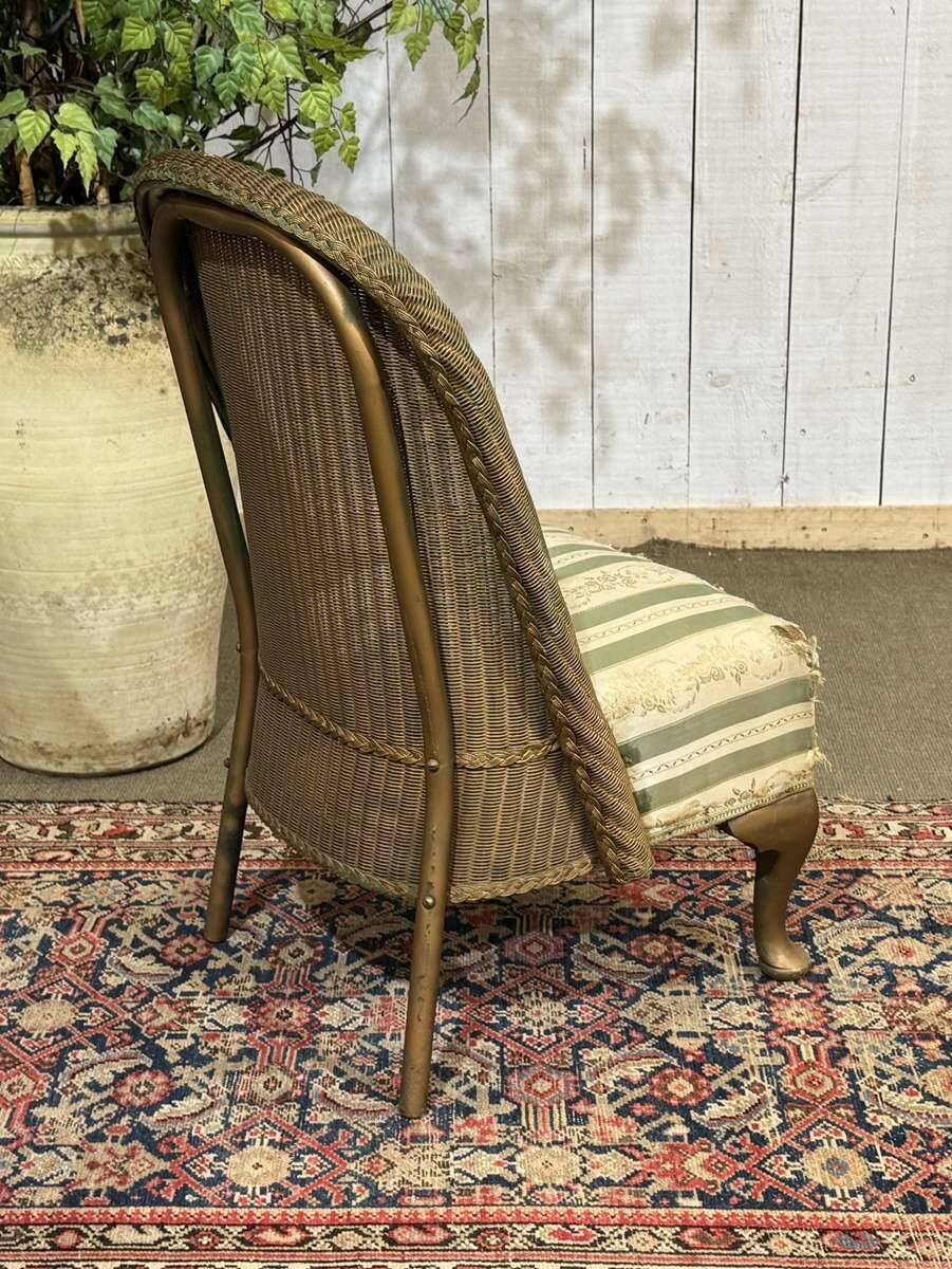 Chauffeuse anglaise de la maison LLOYD LOOM des années 1930