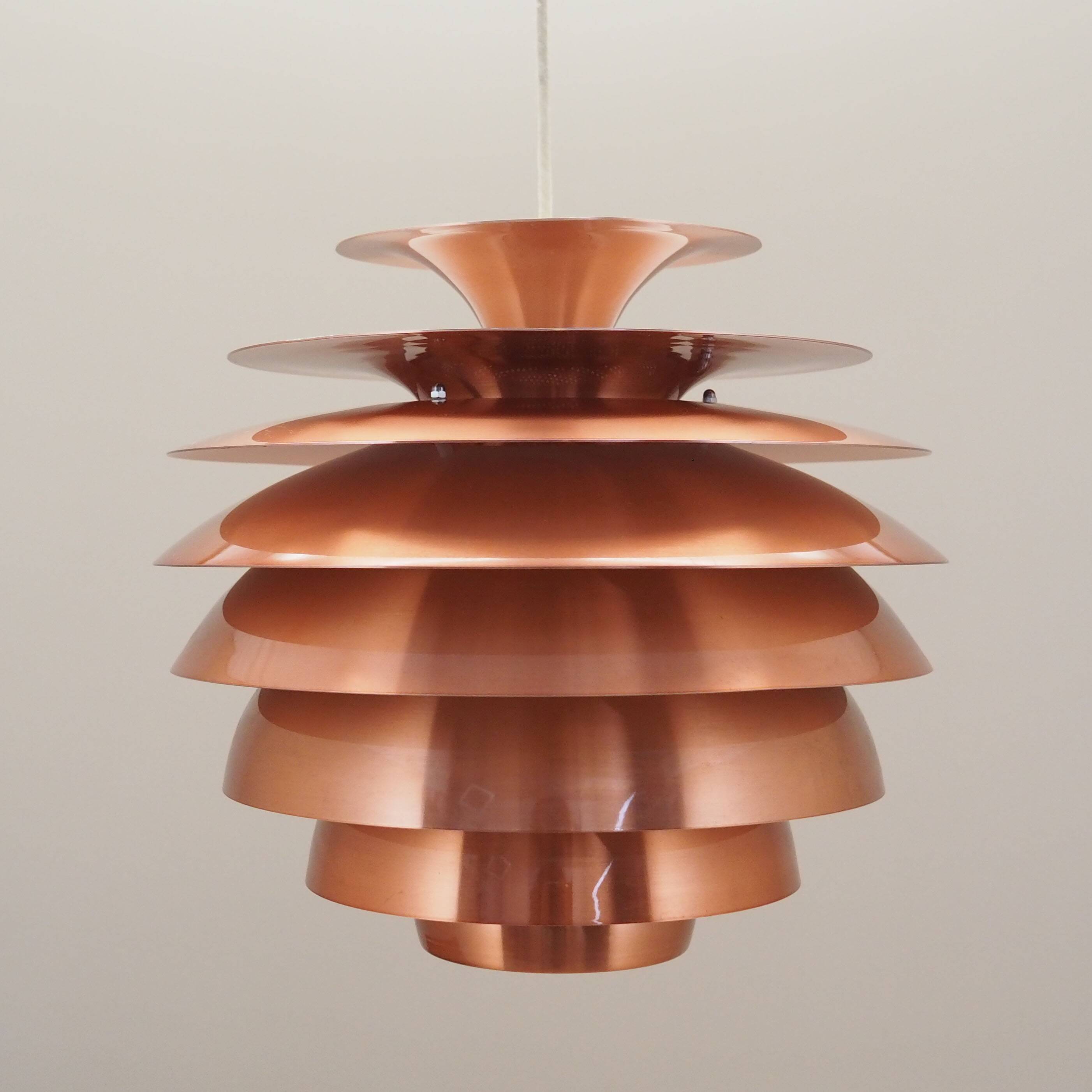 Pendant lamp, Danish design, 1980s, designer: Bent Karlby, manufacture: Lyf