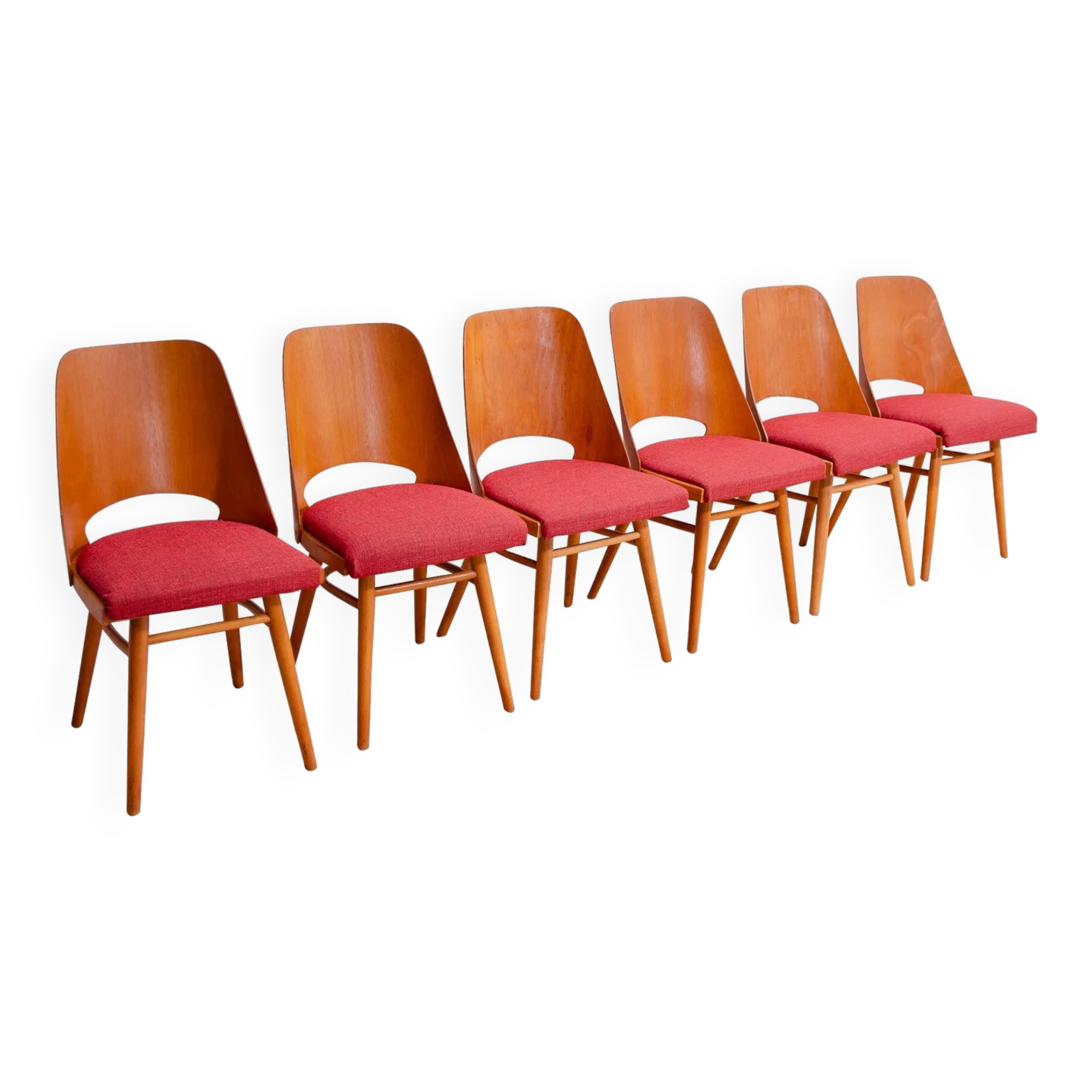 Mid Century dining chairs by Radomír Hofman, 1960´s, set of 6
