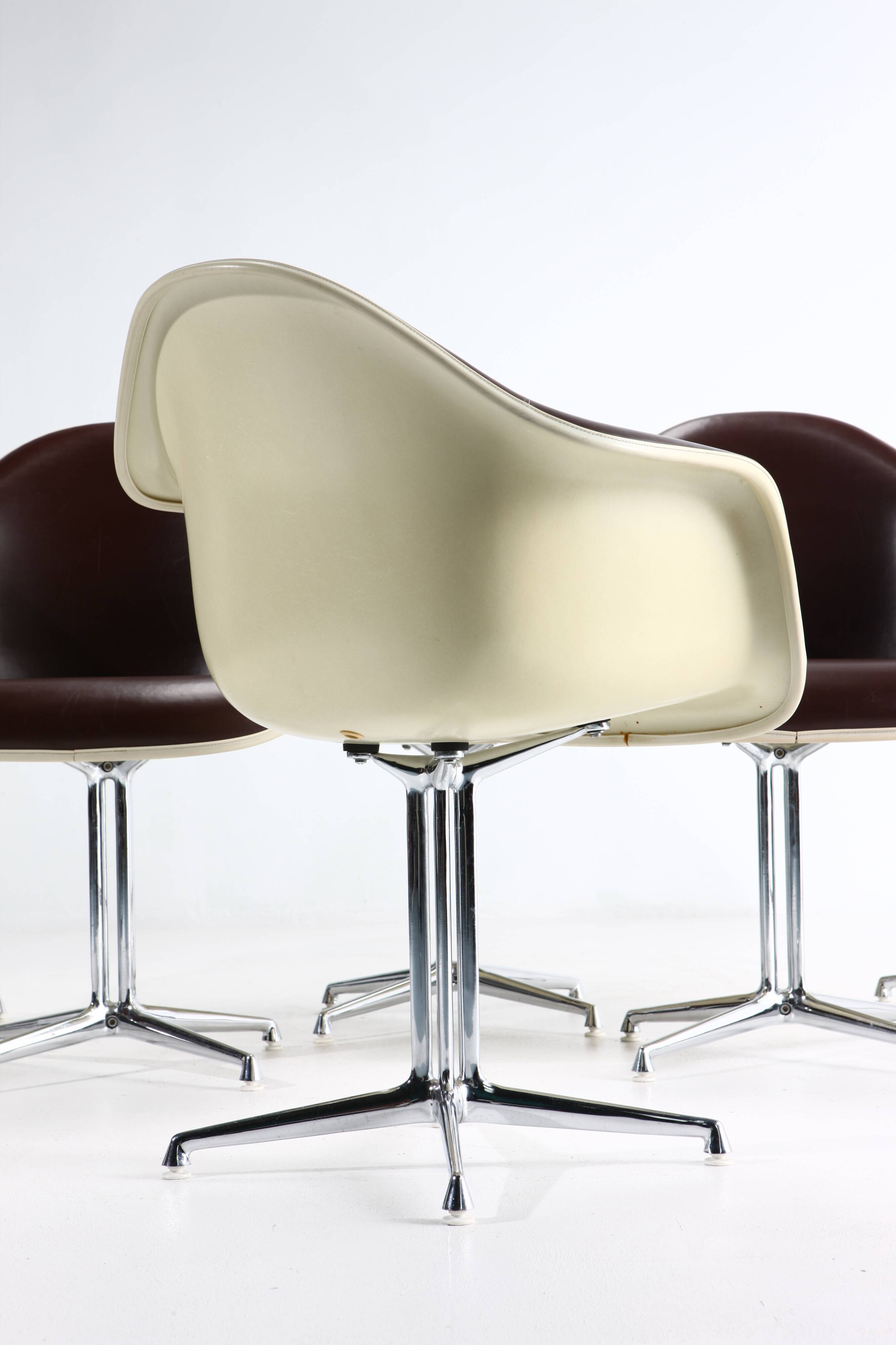 Dax chairs by Ray and Charles Eames for Vitra, 1960s, Set of 6