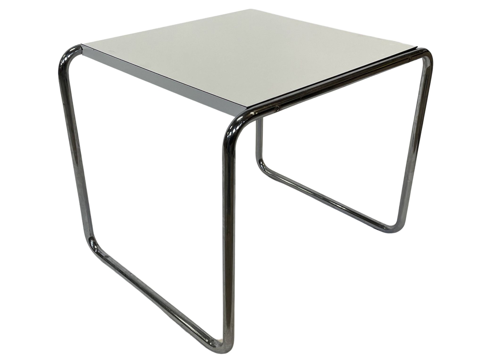 Table basse vintage Gavina "Laccio", design Marcel Breuer 1970