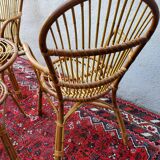 Rattan garden lounge