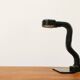 Vintage space age Cobra table lamp by Masayuki Kurokawa