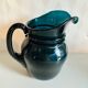 Vintage turquoise blue carafe