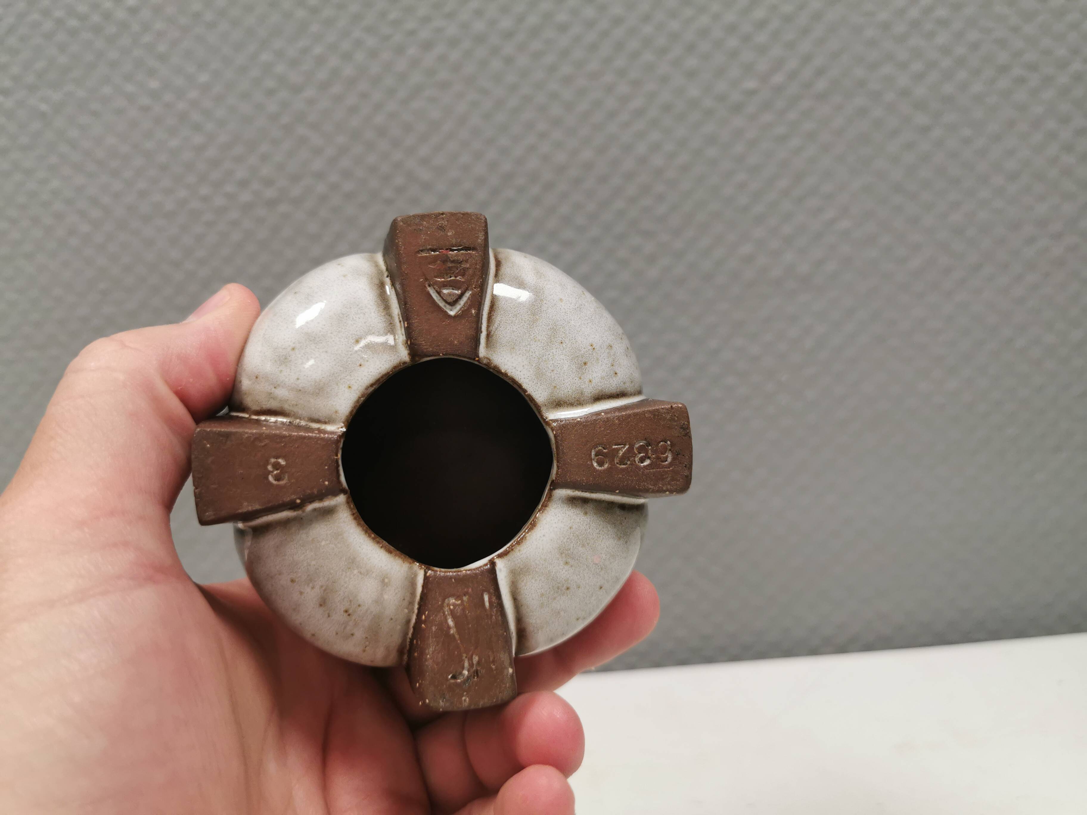 Ceramic candle holder by Marianne Starck (MS) for Michael Andersen Denmark