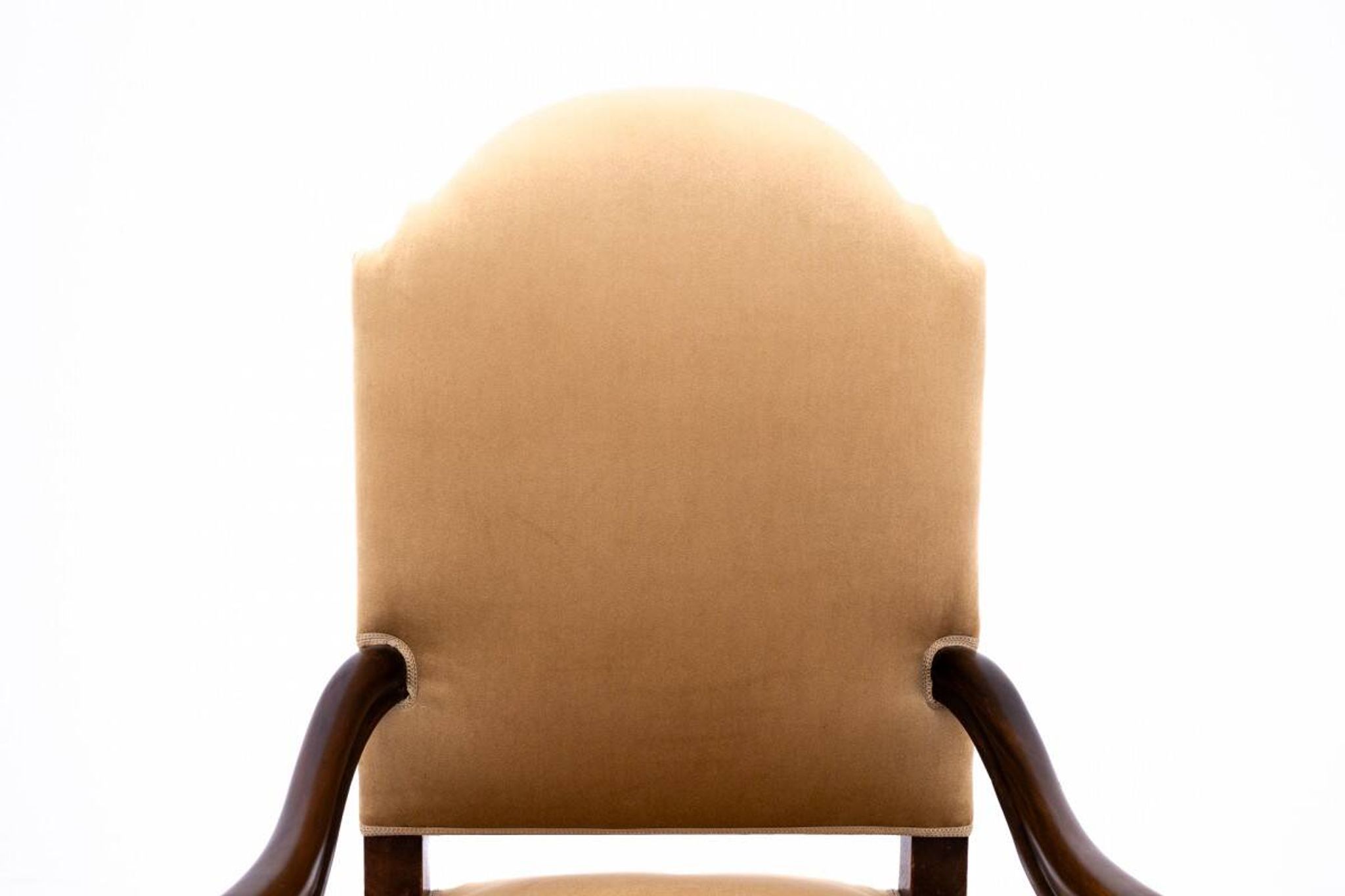 A pair of antique armchairs, Western Europe, around 1900. After renovation