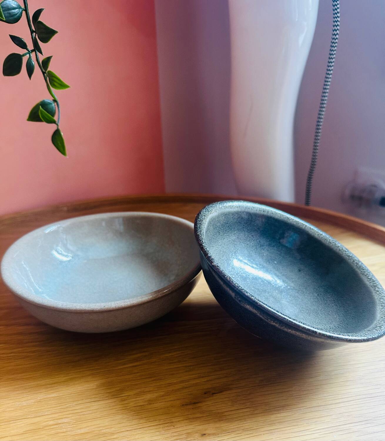 Signed ceramic flight duo