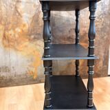 Antique black patinated shelf