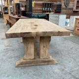 Solid oak farmhouse table
