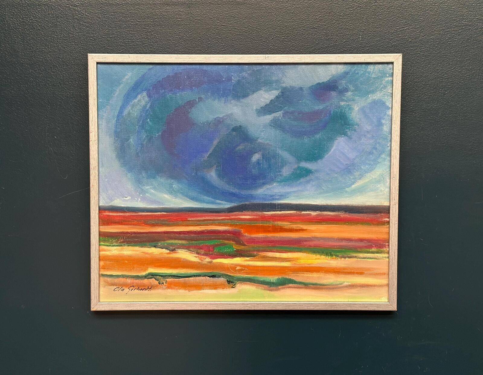 Acrylique sur toile originale – “Ovädersmoln” par Ola Gerhardt