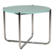 Knoll E01M coffee table designed by Mies van der Rohe, metal, 1990s.