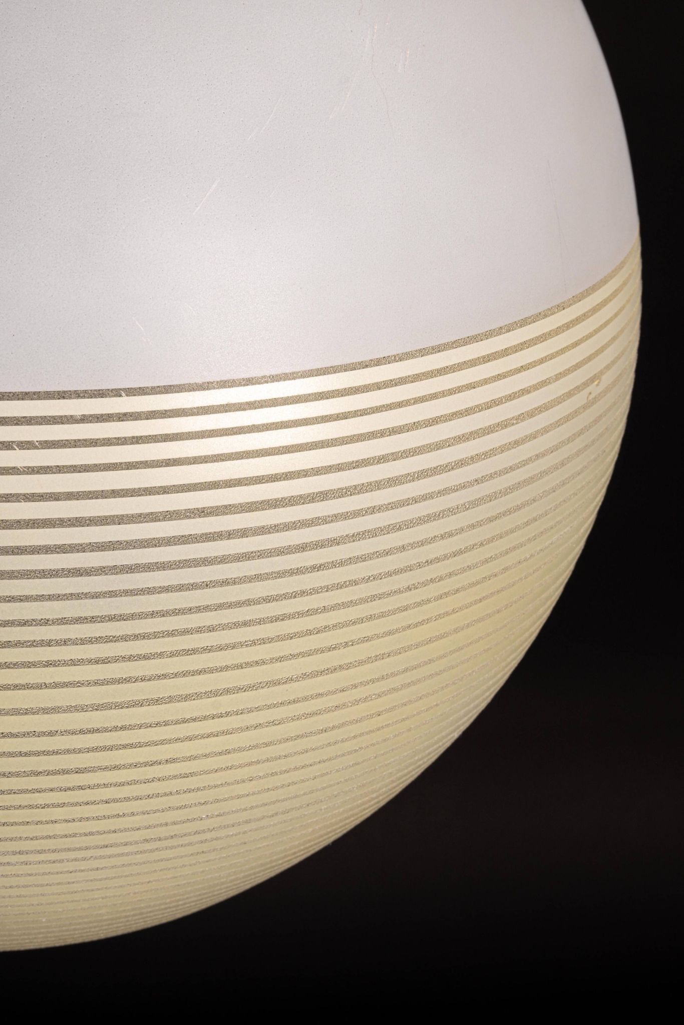 Suspended glass ball lantern by Doria, Germany, 1960s.